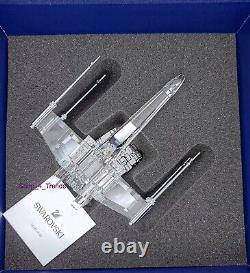 100% SWAROVSKI Crystal 5506805 Star Wars Galaxy X-Wing Starfighter Figurine