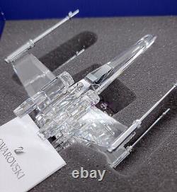 100% SWAROVSKI Crystal 5506805 Star Wars Galaxy X-Wing Starfighter Figurine