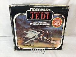 1983 Vintage Star Wars ROTJ Return of Jedi X-Wing Fighter Complete Boxed Uncut