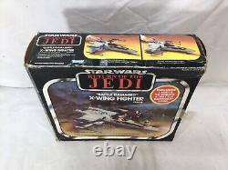 1983 Vintage Star Wars ROTJ Return of Jedi X-Wing Fighter Complete Boxed Uncut