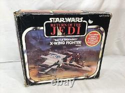 1983 Vintage Star Wars ROTJ Return of Jedi X-Wing Fighter Complete Boxed Uncut