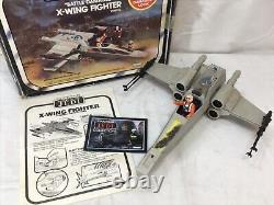 1983 Vintage Star Wars ROTJ Return of Jedi X-Wing Fighter Complete Boxed Uncut