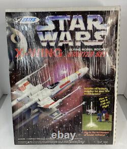 1996 Estes Star Wars X-Wing Starfighter Model Starter Set NEW OPEN BOX Extras