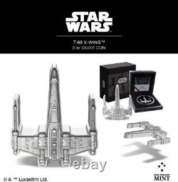 2024 Niue 3 oz Silver $10 Star Wars T-65 X-Wing #184/1000