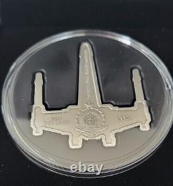 2024 Niue 3 oz Silver $10 Star Wars T-65 X-Wing #184/1000