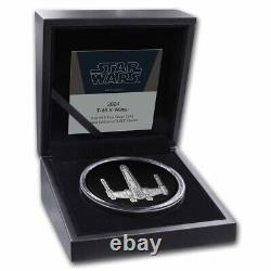 2024 Niue 3 oz Silver $10 Star Wars X-Wing Shaped Coin