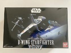 Bandai Star Wars 1/72 Model Lot- B-Wing, X-Wing, Y-Wing, TIE, TIE Advanced