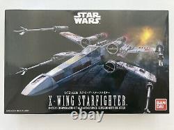 Bandai Star Wars 1/72 Model Lot- B-Wing, X-Wing, Y-Wing, TIE, TIE Advanced