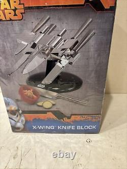 Brand New Star Wars X-Wing Knife Block in Sealed Box includes 5 Knives