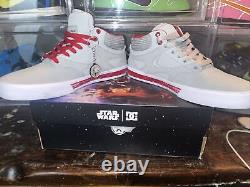 DC Shoes Kalis Mid-Top Star Wars X-Wing Men's Size 10 Shoes Grey ADYS300717