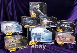 Disney Store Star Wars Die Cast Set X-Wing Darth Vader TIE Fighter AT-AT B-Wing