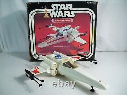 K23i05291 X-WING FIGHTER With BOX 100% COMPLETE 1980 STAR WARS ESB ORIGINAL KENNER