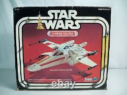 K23i05291 X-WING FIGHTER With BOX 100% COMPLETE 1980 STAR WARS ESB ORIGINAL KENNER