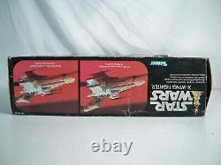 K23i05291 X-WING FIGHTER With BOX 100% COMPLETE 1980 STAR WARS ESB ORIGINAL KENNER