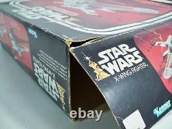 K23i05291 X-WING FIGHTER With BOX 100% COMPLETE 1980 STAR WARS ESB ORIGINAL KENNER