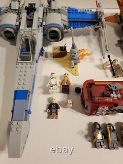 Lego Star Wars Set Lot Quad Jumper 75178, X Wing 75149, 75200, 75099