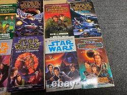 Lot Of 34 Star Wars Paperback Books X Wing, Young Jedi Jedi Academy Mixed Lot