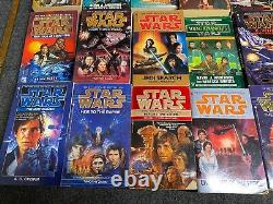 Lot Of 34 Star Wars Paperback Books X Wing, Young Jedi Jedi Academy Mixed Lot