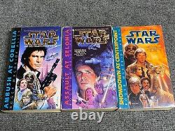 Lot Of 34 Star Wars Paperback Books X Wing, Young Jedi Jedi Academy Mixed Lot