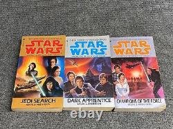 Lot Of 34 Star Wars Paperback Books X Wing, Young Jedi Jedi Academy Mixed Lot