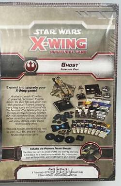 NEW Fantasy Flight Games Star Wars X-Wing Miniatures Game Ghost Expansion Pack