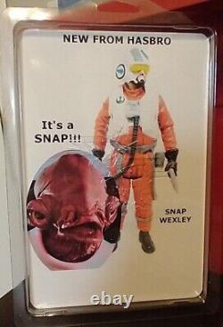 SIGNED Star Wars X-Wing Pilot Snap Wexley Figure Greg Grunberg The Force Awakens