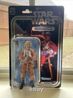 Star Wars 40th Anniversary Luke Skywalker X-Wing Pilot Hasbro SWC Black Series