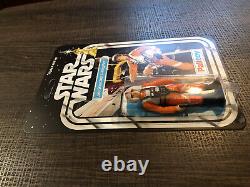 Star Wars ANH LUKE X WING PILOT MOC UnPunched ReCarded withProtective Case PALITOY