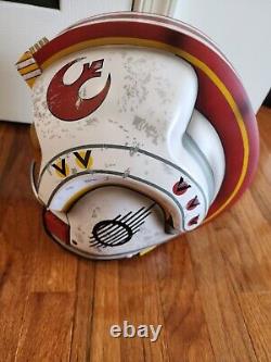 Star Wars Denuo Novo Luke Skywalker X-Wing Rebel Pilot Helmet Mask Lucasfilm