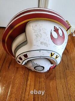 Star Wars Denuo Novo Luke Skywalker X-Wing Rebel Pilot Helmet Mask Lucasfilm