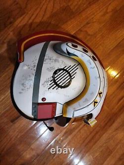 Star Wars Denuo Novo Luke Skywalker X-Wing Rebel Pilot Helmet Mask Lucasfilm