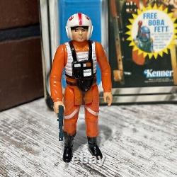 Star Wars Luke Skywalker X Wing Pilot Figure with Cardback & Bubble UNPUNCHED