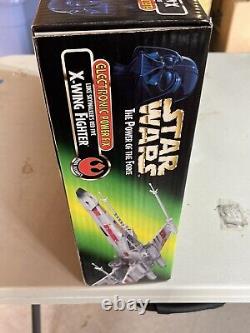Star Wars POTF2 Electronic Power F/X Luke Skywalker X-Wing NEW SEALED BOX RARE