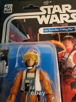 Star Wars The Black Series 40th Anniversary Luke Skywalker X-Wing Pilot NIB