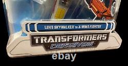 Star Wars Transformers Crossovers Luke Skywalker To X-Wing Fighter