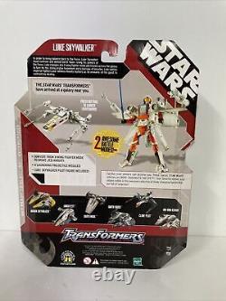 Star Wars Transformers Luke Skywalker X-Wing Fighter (2007) Hasbro Toy Figure