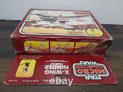 Star Wars Vintage Canadian GDE Canada Micro Collection X-Wing Fighter In Box