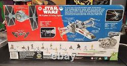 Star Wars Vintage Collection TIE Fighter & X Wing Fighter duel set 2004 Hasbro