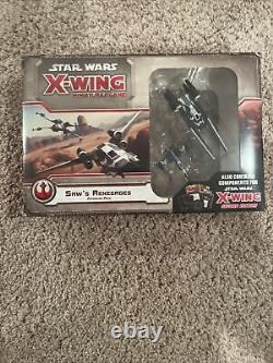 Star Wars x-wing miniatures game lot. Saws Renegades, Millennium Falcon, HWK-290
