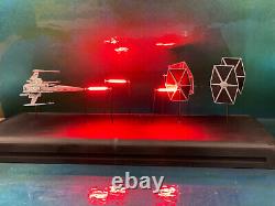 Star wars diorama X-wing vs Tie Fighter Starwars