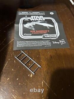 The Rise of Skywalker Poe Dameron's X-Wing Fighter Vintage Collection COMPLETE