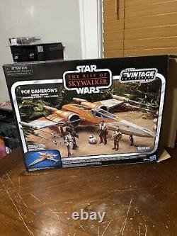 The Rise of Skywalker Poe Dameron's X-Wing Fighter Vintage Collection COMPLETE