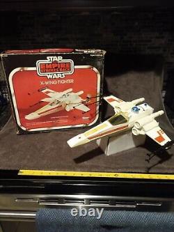 Vintage Star Wars RARE ESB X WING FIGHTER ORIGINAL W BOX COMPLETE WORKING KENNER