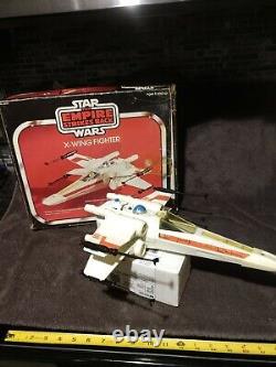 Vintage Star Wars RARE ESB X WING FIGHTER ORIGINAL W BOX COMPLETE WORKING KENNER