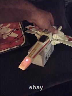 Vintage Star Wars RARE ESB X WING FIGHTER ORIGINAL W BOX COMPLETE WORKING KENNER