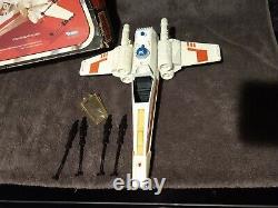 Vintage Star Wars RARE ESB X WING FIGHTER ORIGINAL W BOX COMPLETE WORKING KENNER