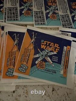 53 Papier d'emballage de la série 5 Star Wars Topps 1977 X-wing