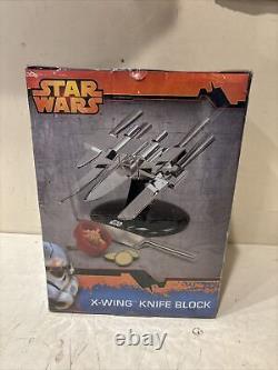 Bloc couteaux Star Wars X-Wing tout neuf dans une boîte scellée comprenant 5 couteaux