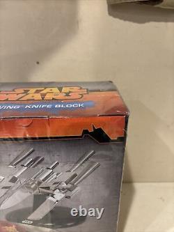 Bloc couteaux Star Wars X-Wing tout neuf dans une boîte scellée comprenant 5 couteaux