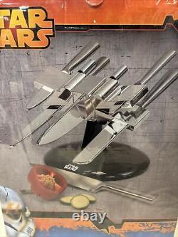 Bloc couteaux Star Wars X-Wing tout neuf dans une boîte scellée comprenant 5 couteaux